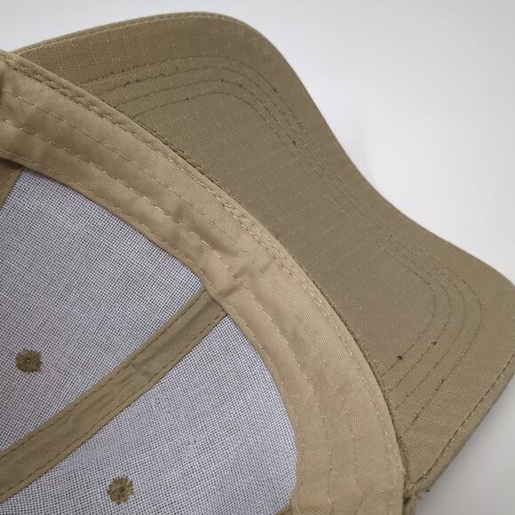 Thunder Strapback Baseball Cap Brown One Size Adjustable 6 Panel Blank - Picture 7 of 7